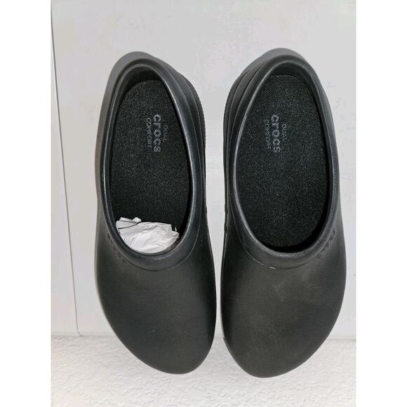 New Crocs Adult On the Clock Clogs Slip Resistant Work Shoes Slip Ons 8M, 10W - Picture 8 of 11